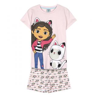 Pijama maneca scurta de vara din bumbac, Gabby s Dollhouse