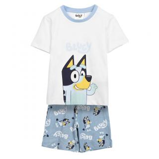 Pijama maneca scurta din bumbac, Bluey