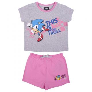 Pijama maneca scurta fete Sonic Roll