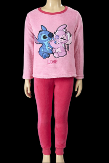 Pijama pufoasa maneca lunga Lilo  Stitch