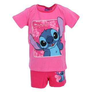 Pijama scurta din bumbac pentru fete, Lilo si Stitch