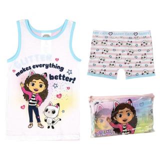 Pijama universala cu maieu din bumbac, Gabby s Dollhouse