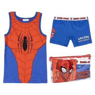 Pijama universala cu maieu din bumbac, Spiderman