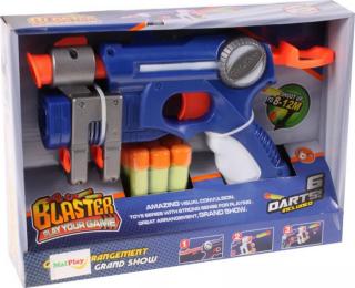 Pistol de jucarie Air Blaster cu 6 gloante din spuma