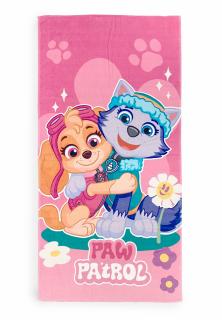 Prosop de plaja bumbac Paw Patrol Skye  Everest, 140x70 cm