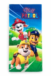 Prosop de plaja bumbac Paw Patrol Team, 140x70 cm