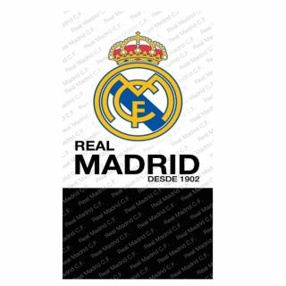 Prosop de plaja din poliester Real Madrid Desde 1902, 140x70 cm
