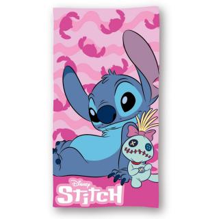 Prosop de plaja, microfibra Lilo si Stitch, 140x70 cm