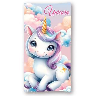 Prosop de plaja microfibra Unicorn, 140x70 cm