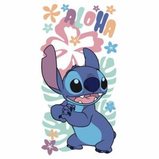 Prosop de plaja, poliester Lilo  Stitch Aloha, 140x70 cm