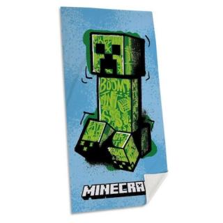 Prosop din bumbac Minecraft Creeper, 140x70cm