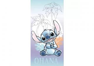 Prosop din poliester Disney Lilo  Stitch Ohana, fast dry, 140x70cm