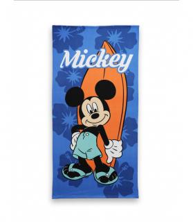 Prosop din poliester Mickey Mouse Surf, 140x70cm