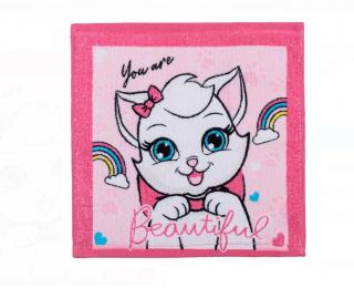 Prosop maini bumbac Marie Cat 30x30 cm