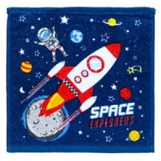 Prosop maini bumbac Space Explorer 30x30 cm