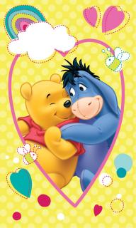 Prosop maini din bumbac Disney Winnie the Pooh Smile 30x50 cm