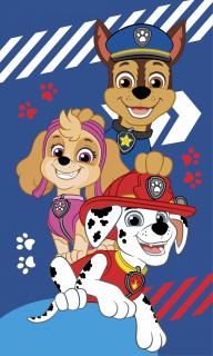 Prosop maini din bumbac Paw Patrol Blue Team 30x50 cm