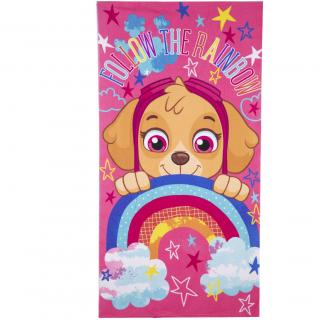 Prosop Paw Patrol 70 X 140 CM Rainbow poliester