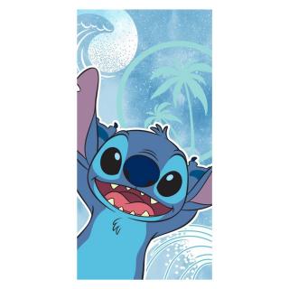 Prosop plaja bumbac Lilo  Stitch Waves, 140x70 cm