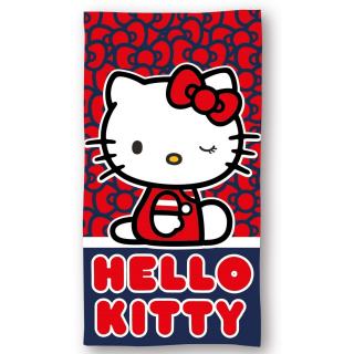 Prosop plaja microfibra Hello Kitty, 140x70 cm