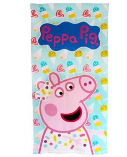 Prosop plaja poliester Peppa Pig Hearts