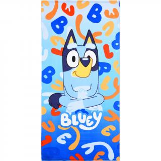 Prosop poliester Bluey Letters fast dry, 140x70 cm