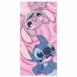 Prosop poliester fast dry Lilo  Stitch 140x70 cm