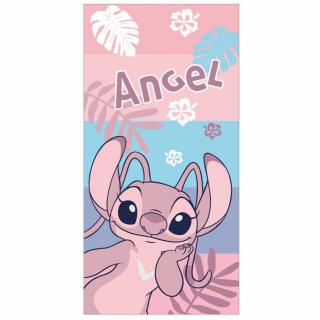 Prosop poliester Lilo  Stitch Pink Angel fast dry, 140x70 cm