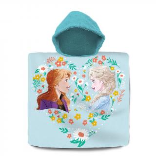 Prosop poncho bumbac, Frozen Disney Ice Magic , 60x120 cm