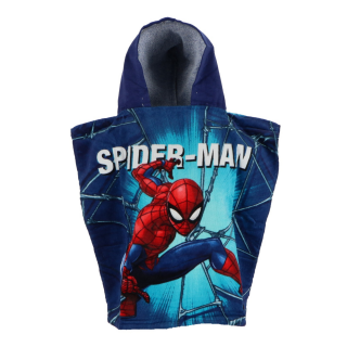 Prosop poncho bumbac Spiderman Action 50x100 cm