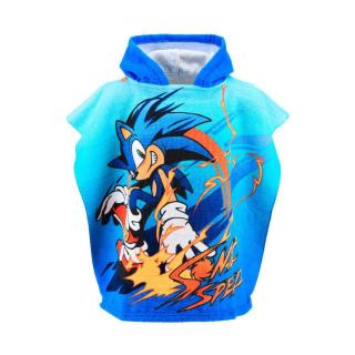Prosop poncho fast dry Sonic the Hedgehog Speed, 55x110 cm