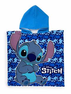 Prosop poncho microfibra, Lilo  Stitch Character!, 50 x 100 cm