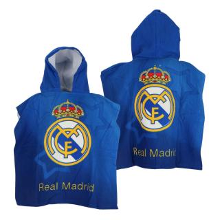 Prosop poncho microfibra Real Madrid, 55x110 cm