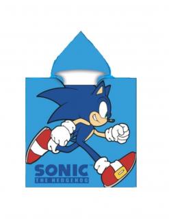 Prosop poncho microfibra Sonic the Hedgehog, 55 x 110 cm