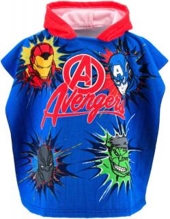 Prosop poncho poliester uscare rapida, Avengers Might Cape, 55x110 cm