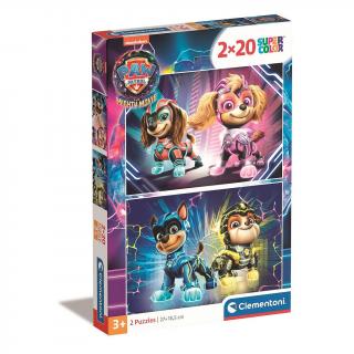 Puzzle carton Paw Patrol Knights 2x20 piese