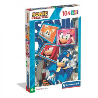 Puzzle carton Sonic 104 piese