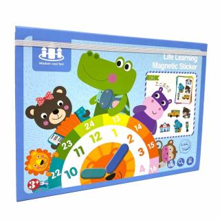 Puzzle educativ Magnetic in valiza 59 piese