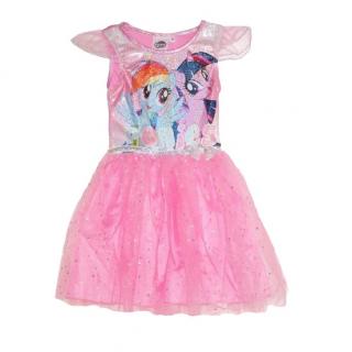 Rochie fetite cu tul, fara maneci, My Little Pony, unicorn