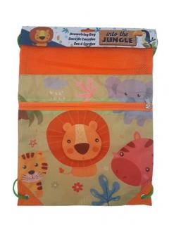 Sac sport Animale din Jungla, 40x30x3 cm
