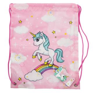 Sac sport cu siret, Unicorn, 30x25 cm