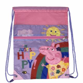 Sac sport Peppa Pig Happy 40x30 cm