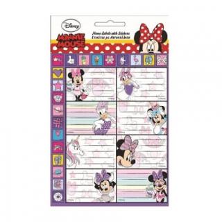 Set 16 etichete Minnie Mouse