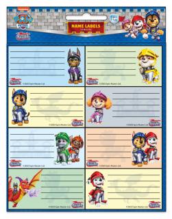 Set 16 etichete Paw Patrol Knights