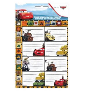 Set 16 etichete si stikere Disney Cars Road