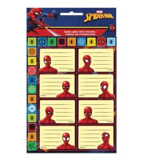 Set 16 etichete si stikere Spiderman Dark