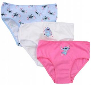 Set 3 perechi chiloti bumbac pentru fete, Lilo  Stitch