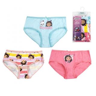 Set 3 perechi chiloti din bumbac Gabby s Dollhouse
