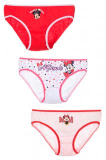 Set 3 perechi chiloti din bumbac, Minnie Mouse MM