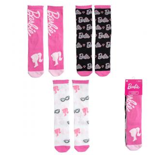 Set 3 perechi sosete groase Barbie